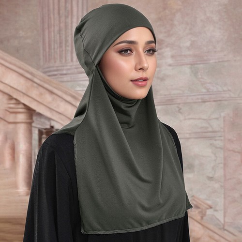 Plain turban hijab amira - plain,