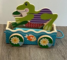 Melissa & Doug First Play Friendly Frogs Toddler Children Wooden Pull Toy 13615