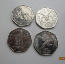 Isle of Man (Manx) 50p coins
