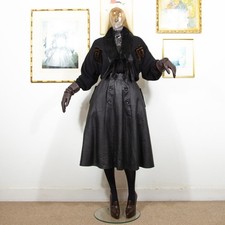 Vintage 1980s Black Angora