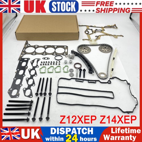 Head gasket set timing chain - set,