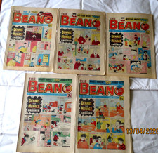 THE BEANO COMICS x 5 DENNIS