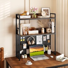 Multipurpose 2-Tier Desk Hutch