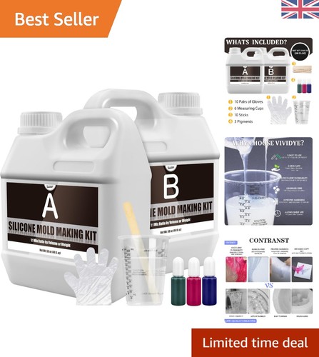 Silicone mould making kit - silicone,