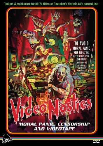 Video nasties moral panic - video,