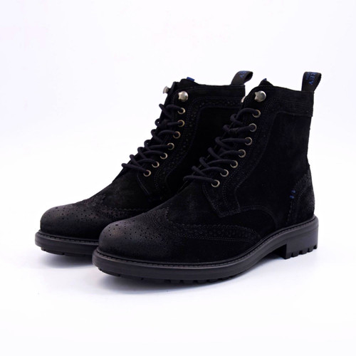 Osprey black suede brogue - osprey,