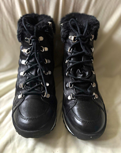 Caprice tex women black faux - women's,