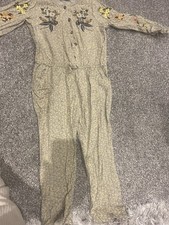 Next girls 4-5 years floral flowers jumpsuit