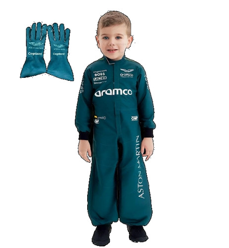 Kids race suit with - with, gloves-