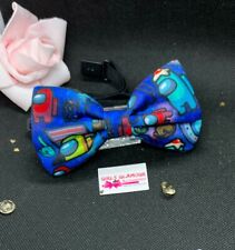 Among Us Avengers Bow Tie Neck Dickie Super Heroes Costume DOG Mario Bros Luigi