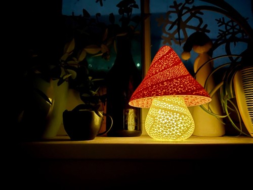Mushroom lamp - mushroom,