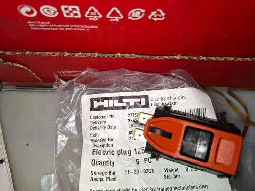Hilti electric plug - electric,