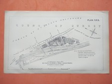 1898 Antique Map of Tooley