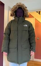 The North Face McMurdo Men’s Parka XL  Goose Down Fig Green RRP£449 Hardly Worn