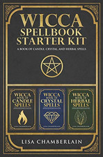 Wicca Spellbook Starter Kit: A Book of Candle, Crystal, ... by Chamberlain, Lisa