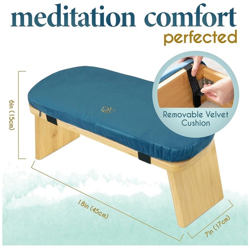 Bamboo kneeling bench - kneeling, for