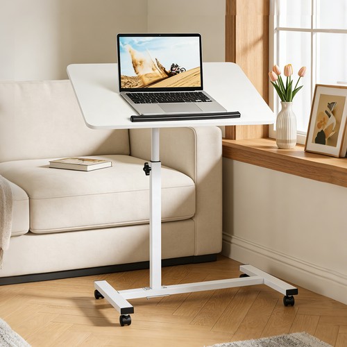 Rolling end table overbed - end,