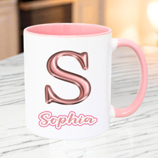 Personalised Name Mug Custom Coffee Cup Gift Birthday Christmas Friends Him Her