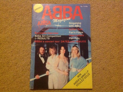 Official abba magazine issue - magazine,