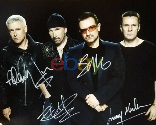 Signed autograph signature - u2,