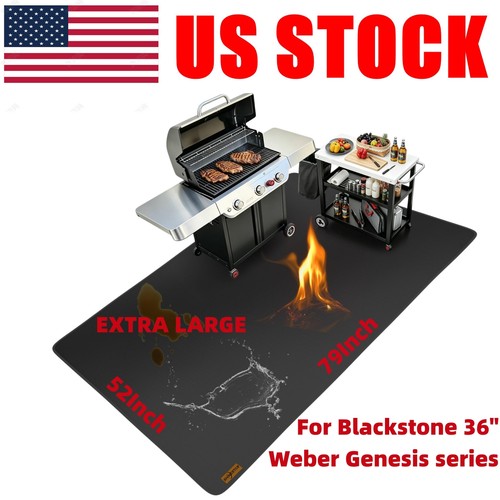 Fireproof grill mat - 79×52",