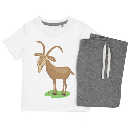 Grumpy billy goat kids - goat',