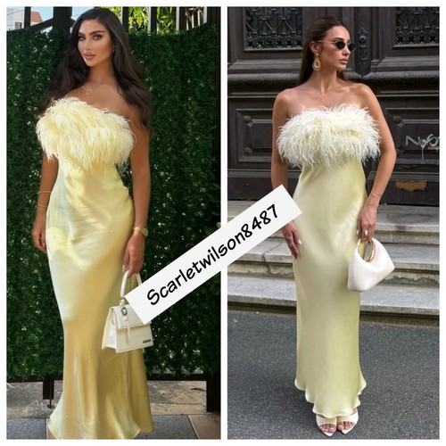 Zara feather maxi sleeveless - feather,