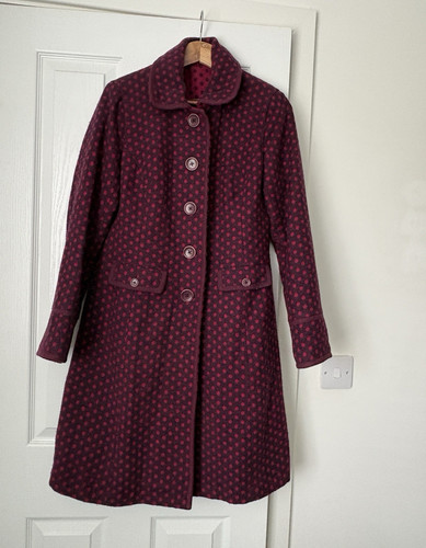 Boden burgundy pink polka - boden, burgundy/pink