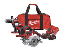 Milwaukee M18BPP4C-402B 18V 2 x 4.0Ah Li-Ion RedLithium Cordless 4 Piece Kit