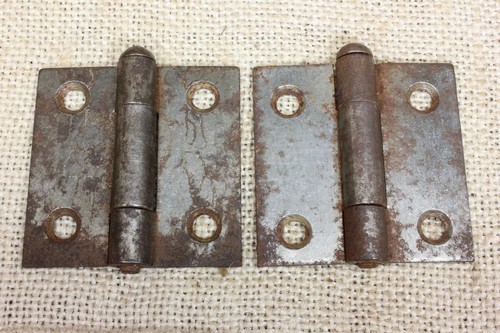 Old cabinet door hinges - 2,