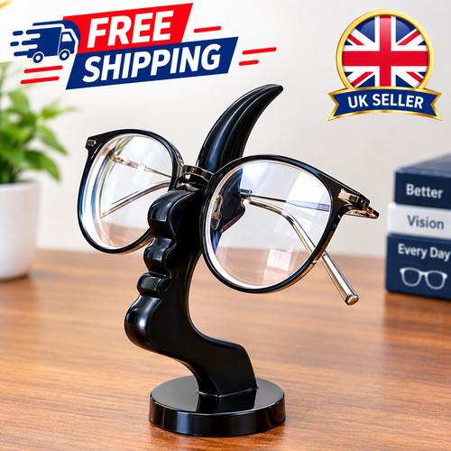 Curved eyeglass holder stand - eyeglass,