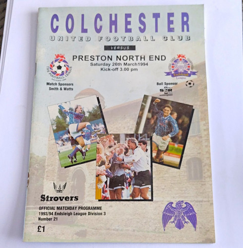Colchester united preston - colchester,