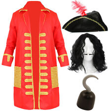 MENS PIRATE CAPTAIN WITH HOOK