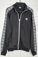 UMBRO Tracksuit Top - Men's Retro Black Small