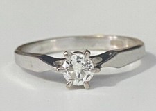 18K White Gold & 0.25CT