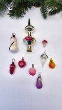 Vintage Glass Christmas Tiny