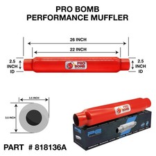 2.5" inch 63mm 22"PRO Bomb