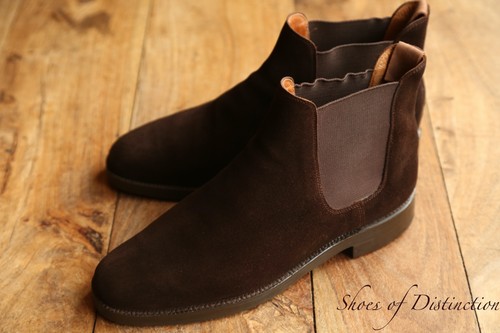Crockett jones brown suede - &,