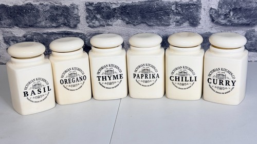 Victorian kitchen jars 6x - victorian,