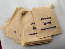 56260 Old Vintage Antique Shop Advert Sign Paper Bag Advert Brooke Bond Tea Tin