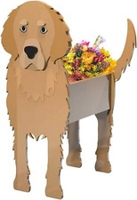 Cute Golden Retriever Dog Planters Cartoon Pet Dog Flower Pot Planter 43*25cm XL