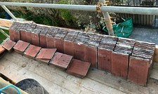 Red roof tiles original 1930s - red,