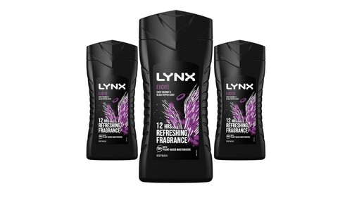 Lynx shower gel hours of - 3x,