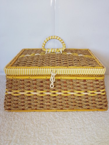 Vintage 1950s wicker - 1950s, sewing