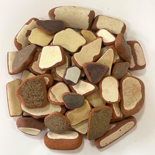 Sea pottery pieces beach - pottery,