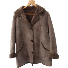 Nurseys Sheepskin Coat Brown