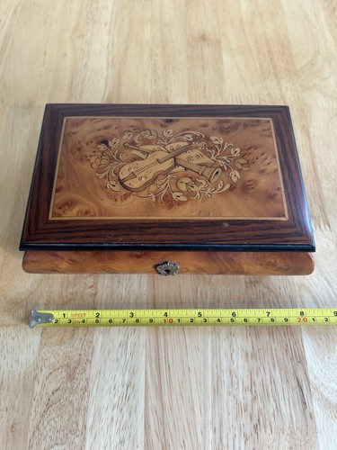 Beautiful vintage music box - vintage,