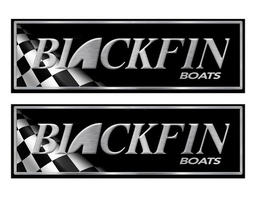 Two black fin boat racing - boat,