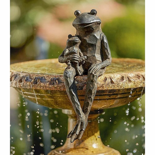 Large frog garden - garden, ornaments