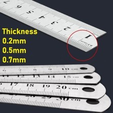 Double Side Metal Ruler